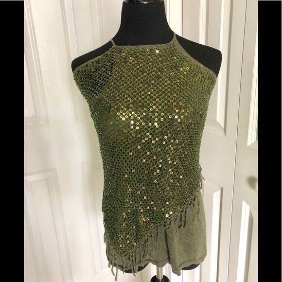 Tank with attached shawl by Alice & Olivia - Picture 1 of 3